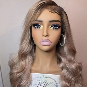 Women's Body Wave Ash Blonde Wig